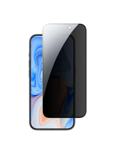 ESR grūdinto stiklo privatumas, skirtas „iPhone 15 Plus“. ESR grūdinto stiklo privatumas, skirtas „iPhone 15 Plus“.