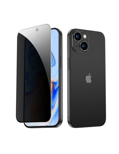 ESR grūdinto stiklo privatumas, skirtas „iPhone 15 Plus“. ESR grūdinto stiklo privatumas, skirtas „iPhone 15 Plus“.