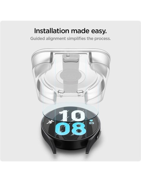 Spigen Glas.tR EZ Fit grūdintas stiklas Samsung Galaxy Watch 6 (40 mm) - 2 vnt. Spigen Glas.tR EZ Fit grūdintas stiklas Samsung Galaxy Watch 6 (40 mm) - 2 vnt.