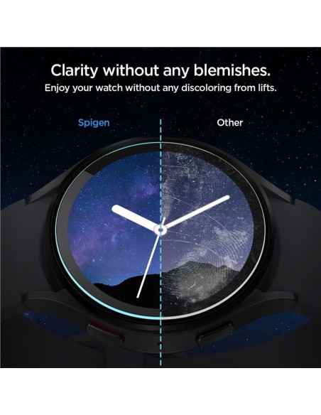 Spigen Glas.tR EZ Fit grūdintas stiklas Samsung Galaxy Watch 6 (40 mm) - 2 vnt. Spigen Glas.tR EZ Fit grūdintas stiklas Samsung Galaxy Watch 6 (40 mm) - 2 vnt.