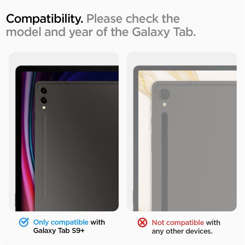 Spigen Tough Armor Pro dėklas, skirtas Samsung Galaxy Tab S9+ 12.4& 39 & 39 X810 / X816B – juodas Spigen Tough Armor Pro dėklas, skirtas Samsung Galaxy Tab S9+ 12.4& 39 & 39 X810 / X816B – juodas
