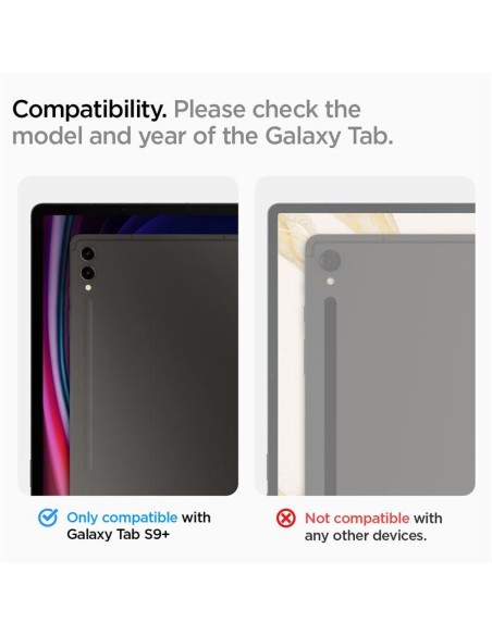 Spigen Tough Armor Pro dėklas, skirtas Samsung Galaxy Tab S9+ 12.4& 39 & 39 X810 / X816B – juodas Spigen Tough Armor Pro dėklas, skirtas Samsung Galaxy Tab S9+ 12.4& 39 & 39 X810 / X816B – juodas