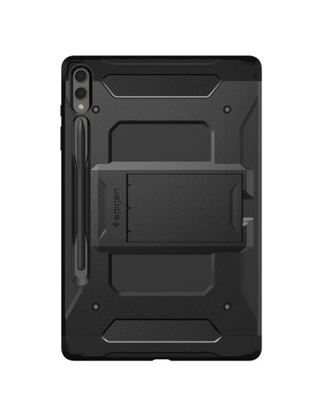 Spigen Tough Armor Pro dėklas, skirtas Samsung Galaxy Tab S9+ 12.4& 39 & 39 X810 / X816B – juodas Spigen Tough Armor Pro dėklas, skirtas Samsung Galaxy Tab S9+ 12.4& 39 & 39 X810 / X816B – juodas