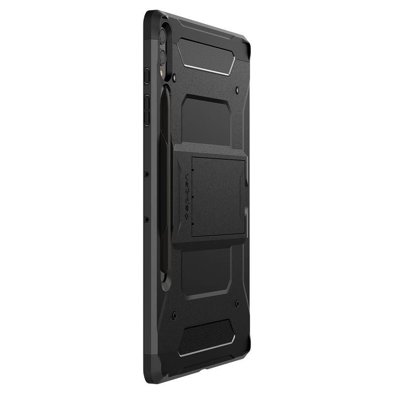 Spigen Tough Armor Pro dėklas, skirtas Samsung Galaxy Tab S9+ 12.4& 39 & 39 X810 / X816B – juodas