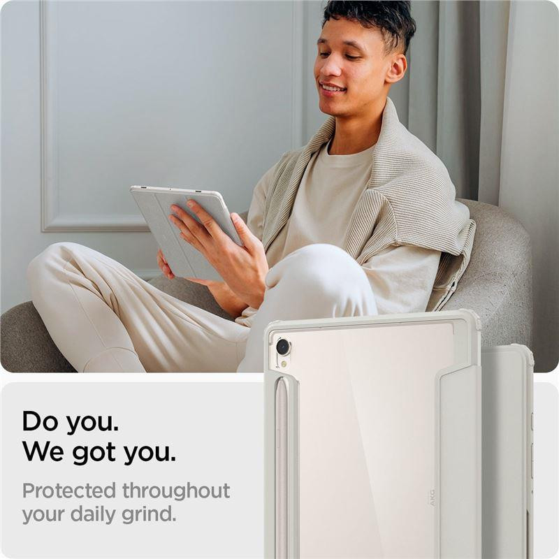 Spigen Ultra Hybrid Pro dėklas, skirtas Samsung Galaxy Tab S9 11& 39 & 39 X710 / X716B - pilkas