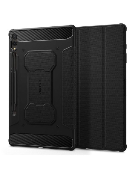 Spigen Rugged Armor Pro dėklas, skirtas Samsung Galaxy Tab S9+ 12.4& 39 & 39 X810 / X816B – juodas Spigen Rugged Armor Pro dėklas, skirtas Samsung Galaxy Tab S9+ 12.4& 39 & 39 X810 / X816B – juodas