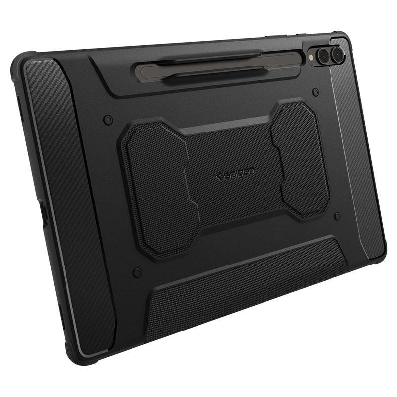 Spigen Rugged Armor Pro dėklas, skirtas Samsung Galaxy Tab S9+ 12.4& 39 & 39 X810 / X816B – juodas