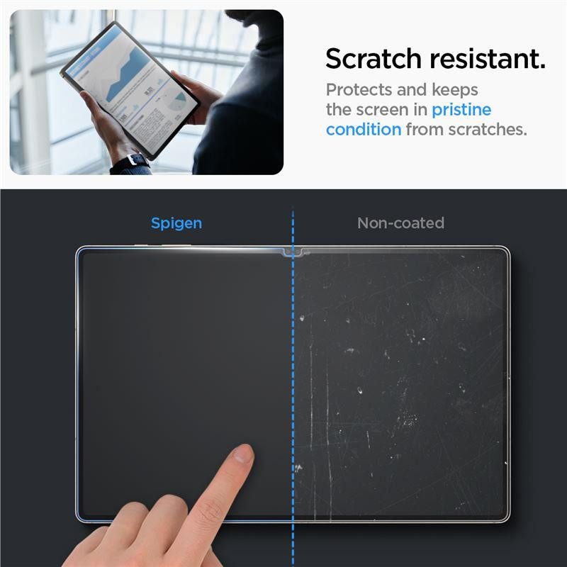 Spigen Glas.tR EZ Fit grūdintas stiklas, skirtas Samsung Galaxy Tab S9 Ultra 14,6& 39 & 39 X910 / X916B