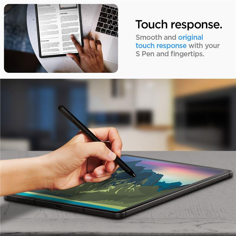 Spigen Glas.tR EZ Fit grūdintas stiklas, skirtas Samsung Galaxy Tab S9 Ultra 14,6& 39 & 39 X910 / X916B