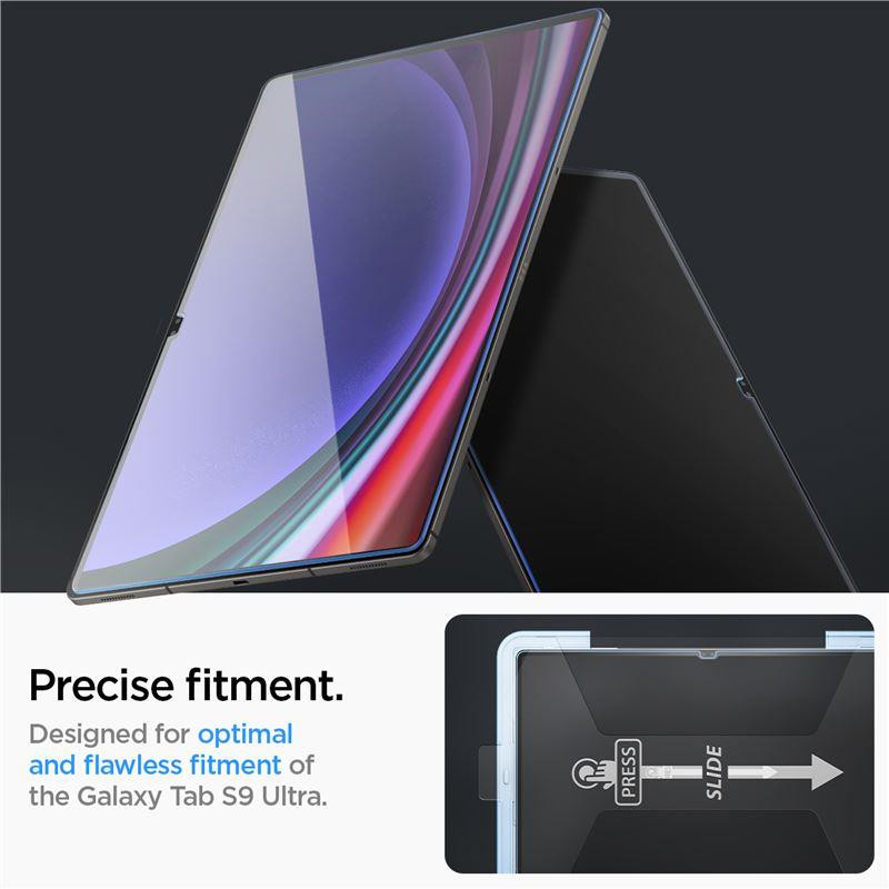 Spigen Glas.tR EZ Fit grūdintas stiklas, skirtas Samsung Galaxy Tab S9 Ultra 14,6& 39 & 39 X910 / X916B