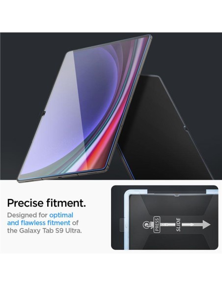 Spigen Glas.tR EZ Fit grūdintas stiklas, skirtas Samsung Galaxy Tab S9 Ultra 14,6& 39 & 39 X910 / X916B Spigen Glas.tR EZ Fit grūdintas stiklas, skirtas Samsung Galaxy Tab S9 Ultra 14,6& 39 & 39 X910 / X916B