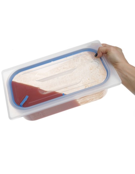 Dangtis su silikonine tarpine GN 1/4 konteineriams - Hendi 881835