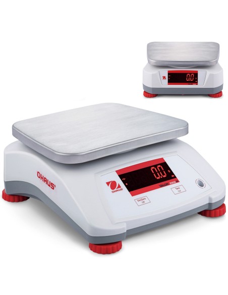 Patikrinkite virtuvines svarstykles, atsparias vandeniui IP68 VALOR 2000 30kg / 5kg - OHAUS V22PWE30T