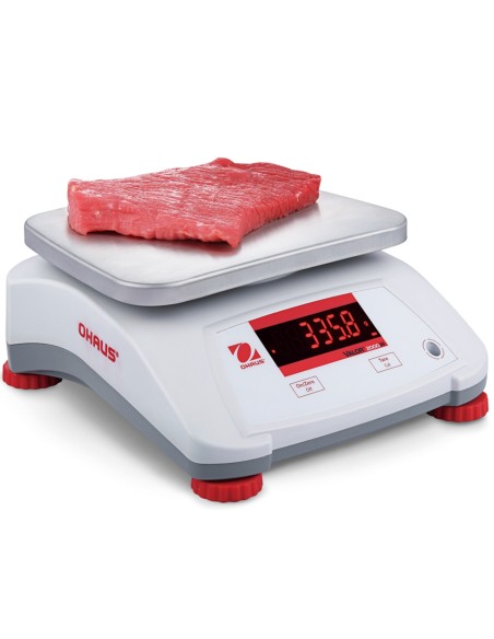 Patikrinkite virtuvines svarstykles, atsparias vandeniui IP68 VALOR 2000 30kg / 5kg - OHAUS V22PWE30T