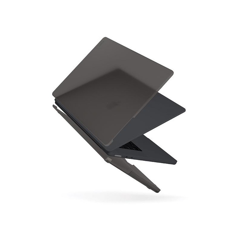 UNIQ Claro MacBook Air 15" dėklas (2023) - skaidrus-pilkas