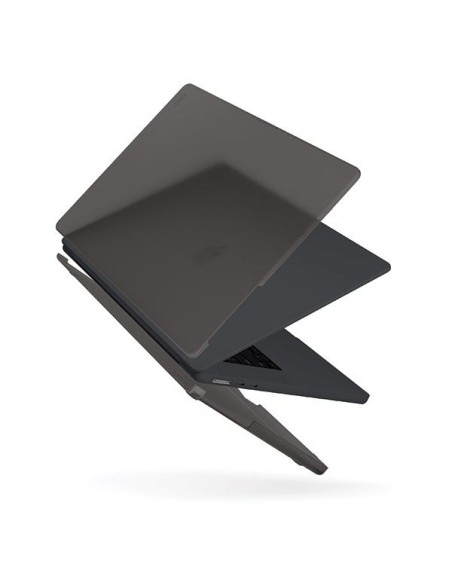 UNIQ Claro MacBook Air 15" dėklas (2023) - skaidrus-pilkas UNIQ Claro MacBook Air 15" dėklas (2023) - skaidrus-pilkas