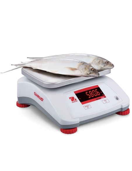 Patikrinkite virtuvines svarstykles, atsparias vandeniui IP68 VALOR 2000 30kg / 5kg - OHAUS V22PWE30T