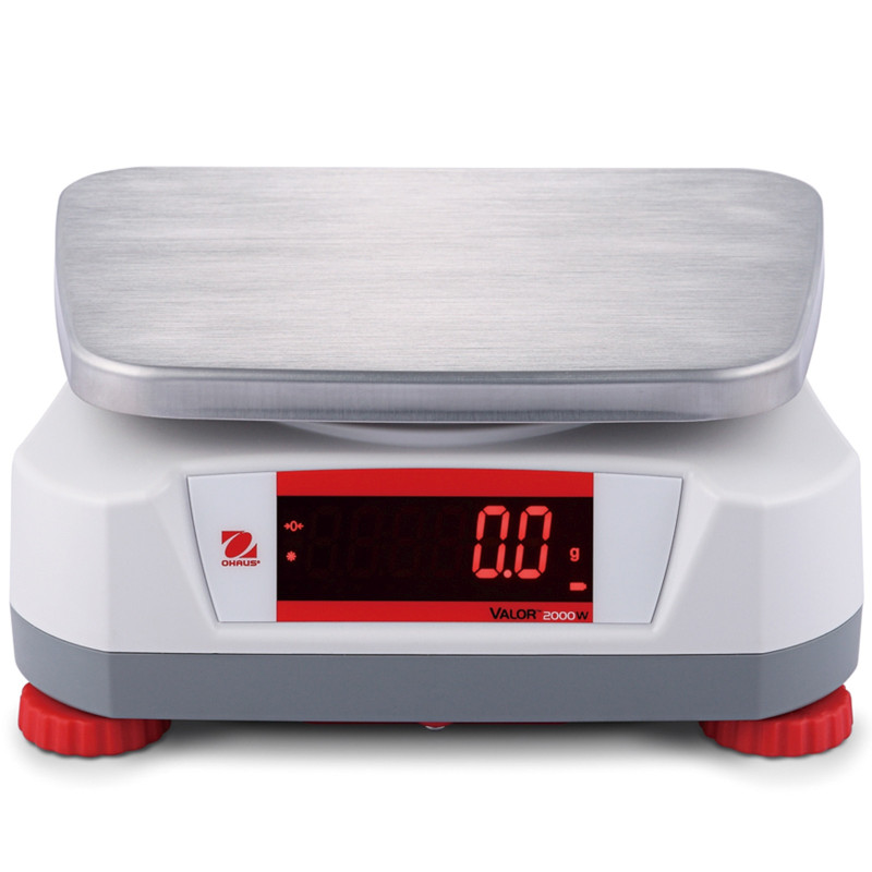 Patikrinkite virtuvines svarstykles, atsparias vandeniui IP68 VALOR 2000 30kg / 5kg - OHAUS V22PWE30T