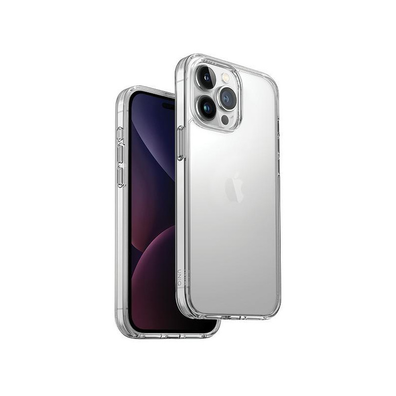 UNIQ LifePro Xtreme Magclick įkrovimo dėklas, skirtas iPhone 15 Pro Max - skaidrus