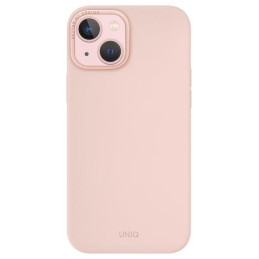 UNIQ Lino Hue Magclick įkrovimo dėklas iPhone 15 - rožinis
