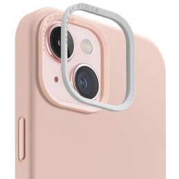 UNIQ Lino Hue Magclick įkrovimo dėklas iPhone 15 - rožinis