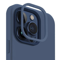 UNIQ Lino Hue Magclick įkrovimo dėklas, skirtas iPhone 15 Pro - tamsiai mėlynas