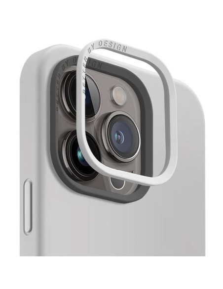 UNIQ Lino Hue Magclick įkrovimo dėklas, skirtas iPhone 15 Pro - šviesiai pilkas UNIQ Lino Hue Magclick įkrovimo dėklas, skirtas iPhone 15 Pro - šviesiai pilkas