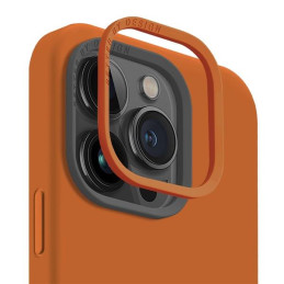 UNIQ Lino Hue Magclick įkrovimo dėklas iPhone 15 Pro - oranžinis