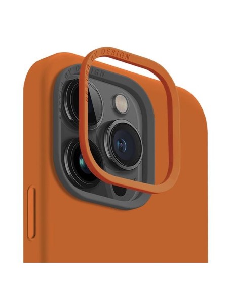 UNIQ Lino Hue Magclick įkrovimo dėklas iPhone 15 Pro - oranžinis UNIQ Lino Hue Magclick įkrovimo dėklas iPhone 15 Pro - oranžinis