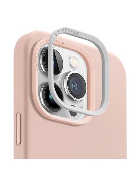 UNIQ Lino Hue Magclick įkrovimo dėklas, skirtas iPhone 15 Pro - rožinis UNIQ Lino Hue Magclick įkrovimo dėklas, skirtas iPhone 15 Pro - rožinis