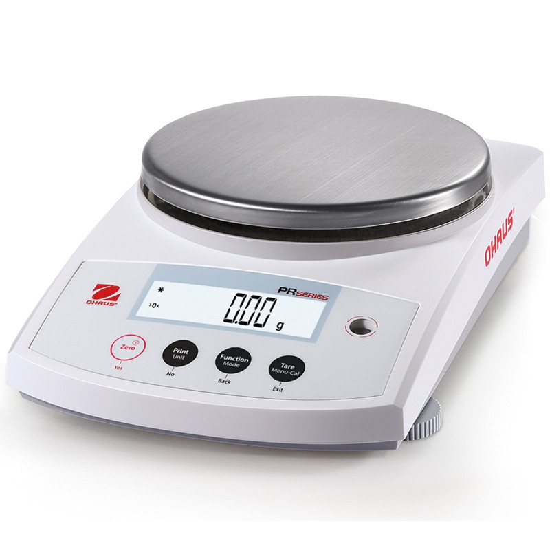 Vaistinės laboratorinės svarstyklės su legalizavimu M profesionalios LCD PR 2200g / 0,01g - OHAUS PR2202M