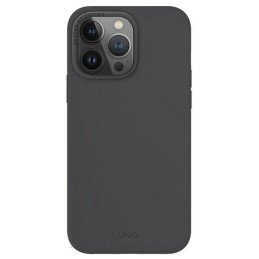 UNIQ Lino Hue Magclick įkrovimo dėklas, skirtas iPhone 15 Pro Max - pilkas