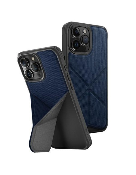 UNIQ Transforma Magclick įkrovimo dėklas, skirtas iPhone 15 Pro Max - mėlynas UNIQ Transforma Magclick įkrovimo dėklas, skirtas iPhone 15 Pro Max - mėlynas