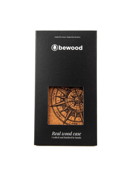 Bewood Traveller Merbau medinis dėklas skirtas iPhone 15