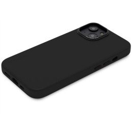 Dekoduotas odinis dėklas su MagSafe, skirtas iPhone 14 Plus - juodas