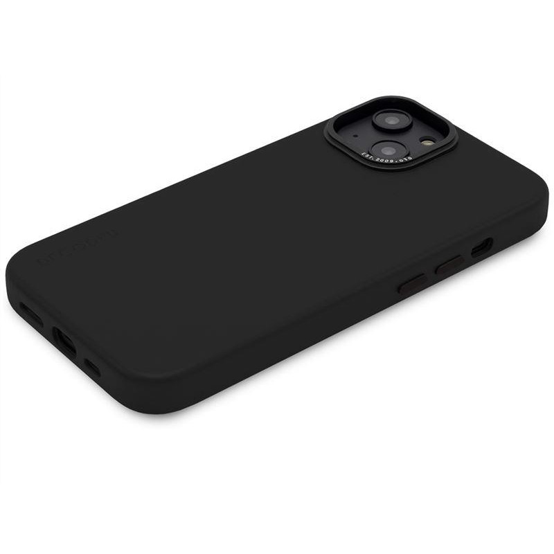 Dekoduotas odinis dėklas su MagSafe, skirtas iPhone 14 Plus - juodas
