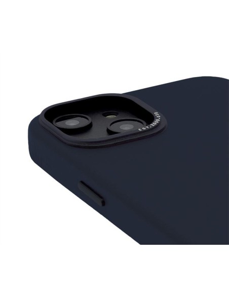 Dekoduotas odinis dėklas su MagSafe, skirtas iPhone 14 Plus – tamsiai mėlynas