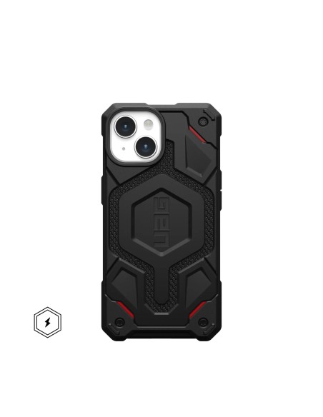 UAG Monarch Pro dėklas su MagSafe iPhone 15 - juodas kevlaras