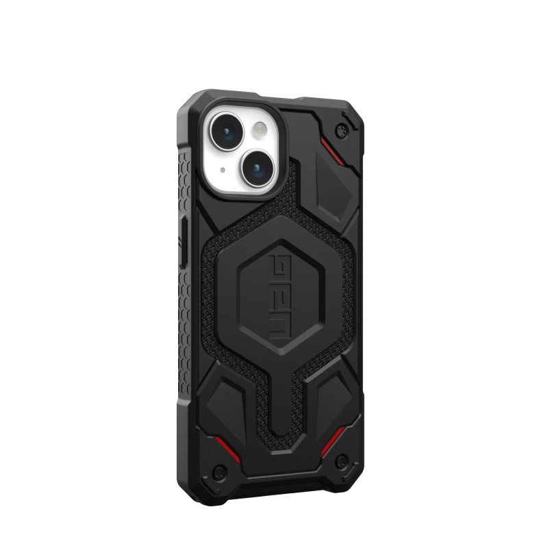 UAG Monarch Pro dėklas su MagSafe iPhone 15 - juodas kevlaras