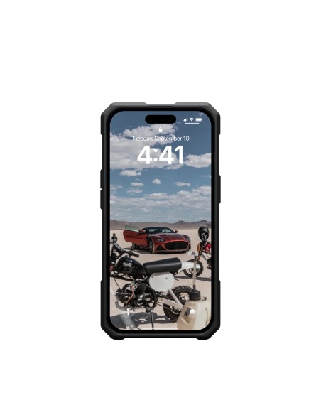 UAG Monarch Pro dėklas su MagSafe iPhone 15 - juodas kevlaras