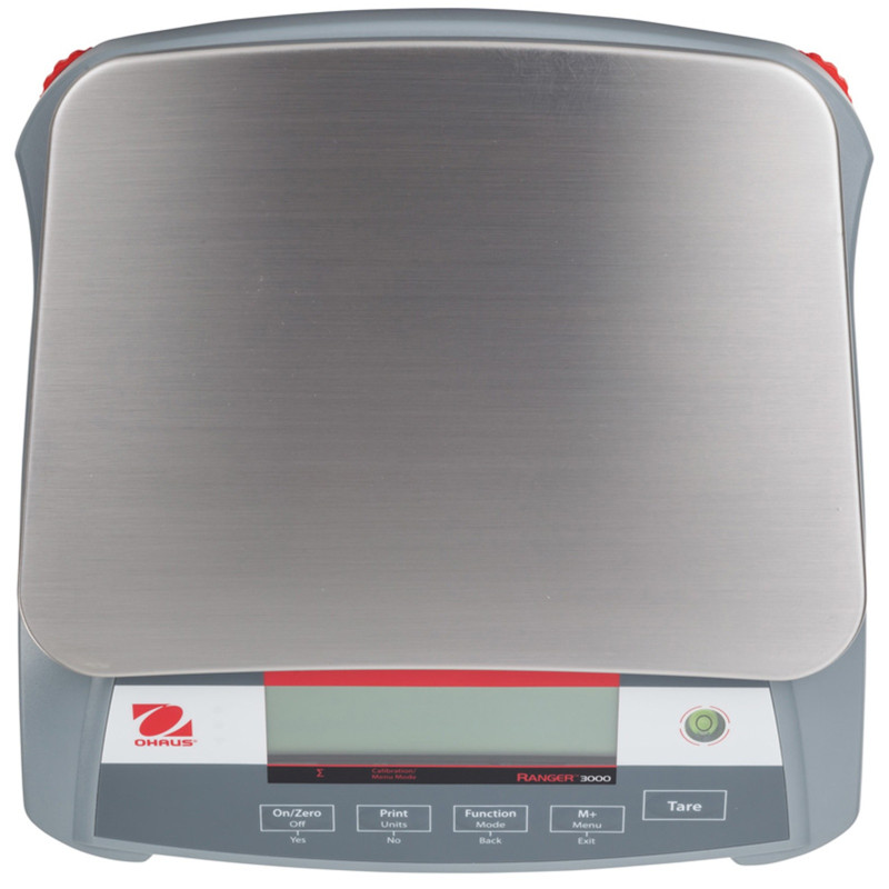 Profesionalios pramoninės stalo svarstyklės su baterija RANGER 3000 30kg / 1g - OHAUS R31P30