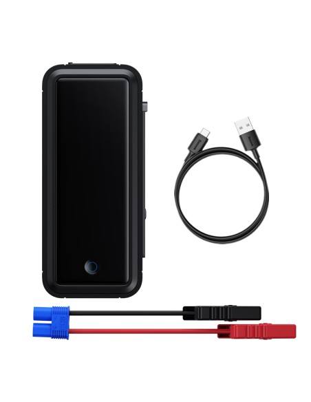 Starteris su superkondensatoriumi Baseus Super Energy Mega Series BS-CH007 3000A 12V USB-C / EC8 / DC - pilka Starteris su superkondensatoriumi Baseus Super Energy Mega Series BS-CH007 3000A 12V USB-C / EC8 / DC - pilka