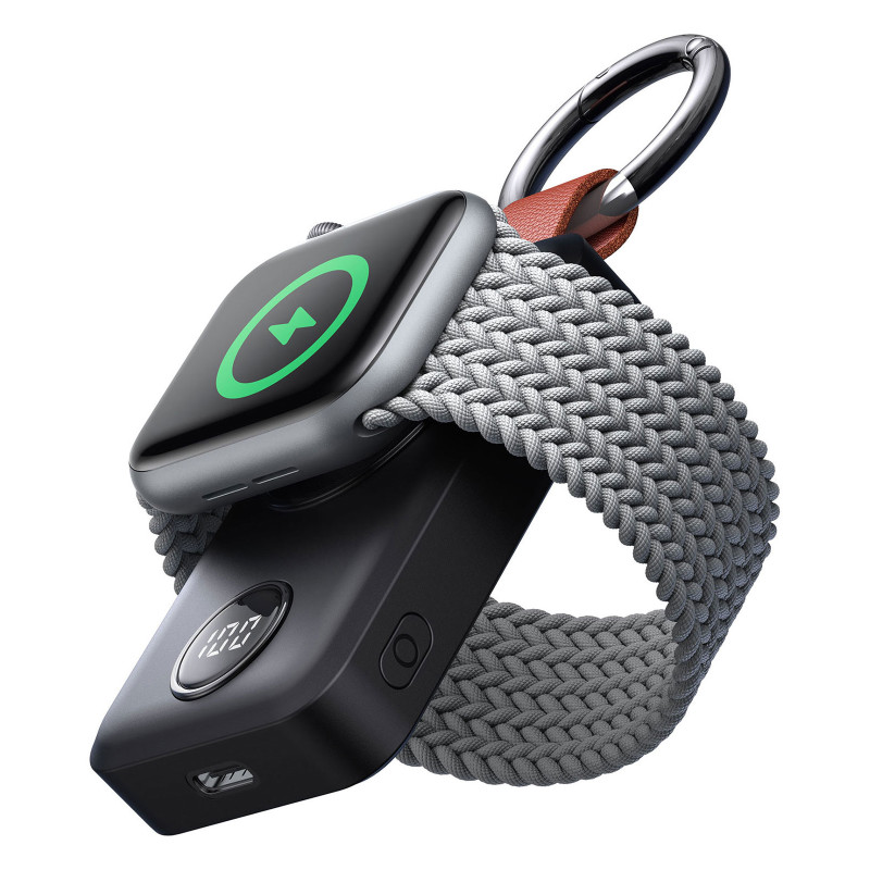 Joyroom belaidis maitinimo blokas 2000 mAh 3W, skirtas Apple Watch juodai (JR-WQW01)