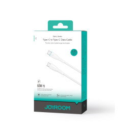 Joyroom Starry Series SA32-CC3 USB-C / USB-C laidas 60W 1m - baltas