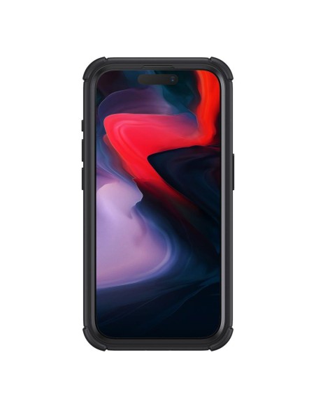 ESR Armor Tough Kickstand Halolock dėklas su MagSafe, skirtas iPhone 15 Pro – skaidrus ir juodas