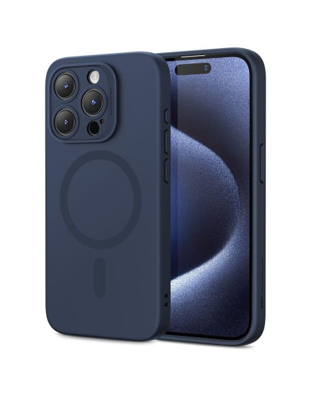 ESR Cloud Halolock MagSafe dėklas iPhone 15 Pro Max - mėlynas ESR Cloud Halolock MagSafe dėklas iPhone 15 Pro Max - mėlynas