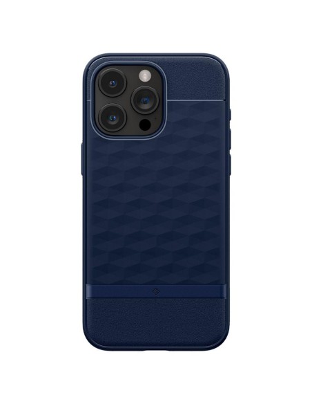 Caseology Parallax Mag dėklas su MagSafe, skirtas iPhone 15 Pro Max - tamsiai mėlynas