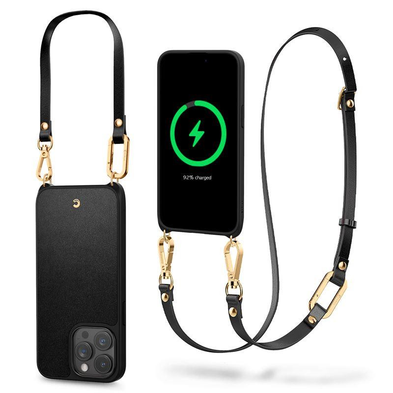 Spigen Cyrill Classic Charm Mag dėklas su MagSafe, skirtas iPhone 15 Pro Max - juodas