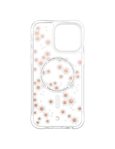 Spigen Cyrill Cecile Mag dėklas su MagSafe iPhone 15 Pro - baltos gėlės Spigen Cyrill Cecile Mag dėklas su MagSafe iPhone 15 Pro - baltos gėlės