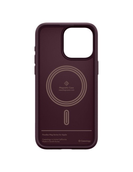 Caseology Parallax Mag dėklas su MagSafe iPhone 15 Pro - bordo Caseology Parallax Mag dėklas su MagSafe iPhone 15 Pro - bordo